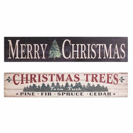 GERSON SIGN WALDCR HOLIDAY 2PK 2488490